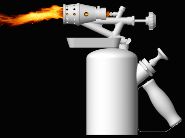solidworks, blowtorch